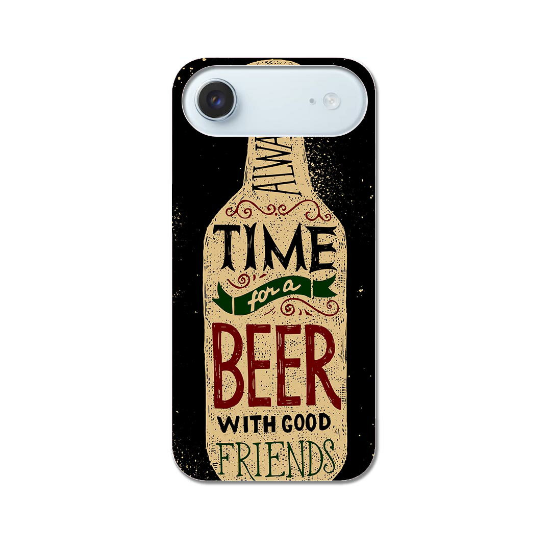 iPhone Air 用 スマホカバー 各キャリア 共通対応 ケース カバー ハードケース 011712 ビール　飲み物　英語