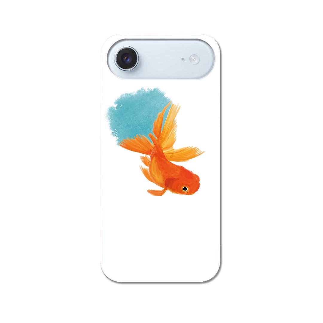 iPhone Air 用 スマホカバー 各キャリア 共通対応 ケース カバー ハードケース 019752 金魚 Goldfish 魚