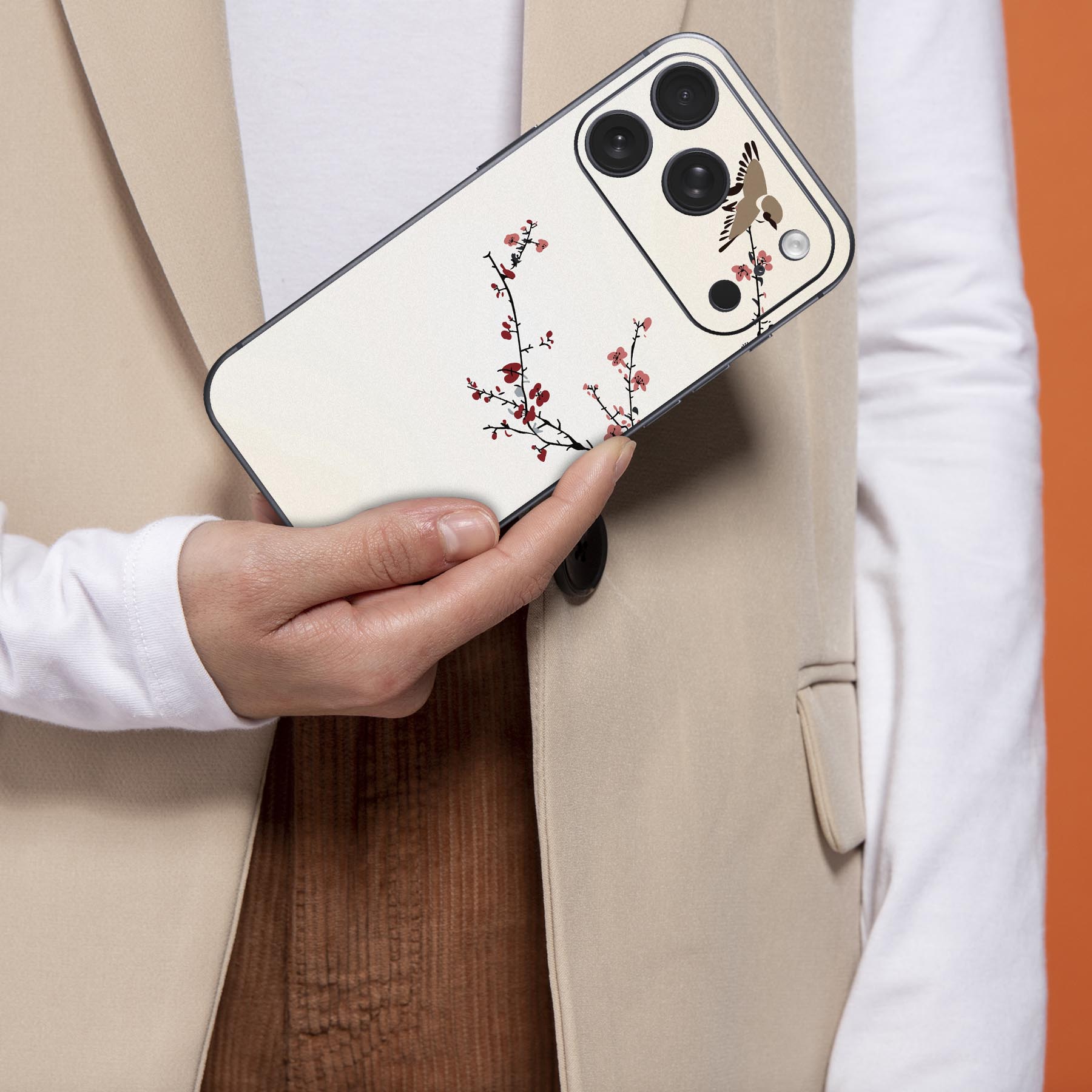 iPhone 用 デザインスキンシール 対応 2枚入り カバー デコレーション アクセサリ...