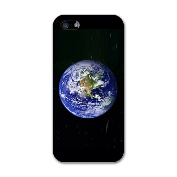iPhone SE iPhone5SE アイホーン softbank ソフトバンク スマホ カバー スマホケース スマホカバー PC ハードケース 地球　黒　夜 写真・風景 000044