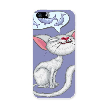 iphone5au iPhone 5 アイフォーン APPLE au エーユー スマホ カバー ケース スマホケース スマホカバー TPU ソフトケース 猫　イラスト ユニーク 001098