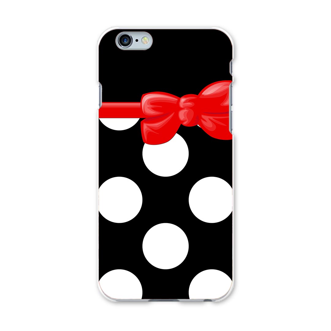 iPhone6plus iPhone6 plus アイフォーン APPLE softbank ソフトバンク スマホ カバー ケース スマホケース スマホカバー TPU ソフトケース リボン　水玉　黒 チェック・ボーダー 002346