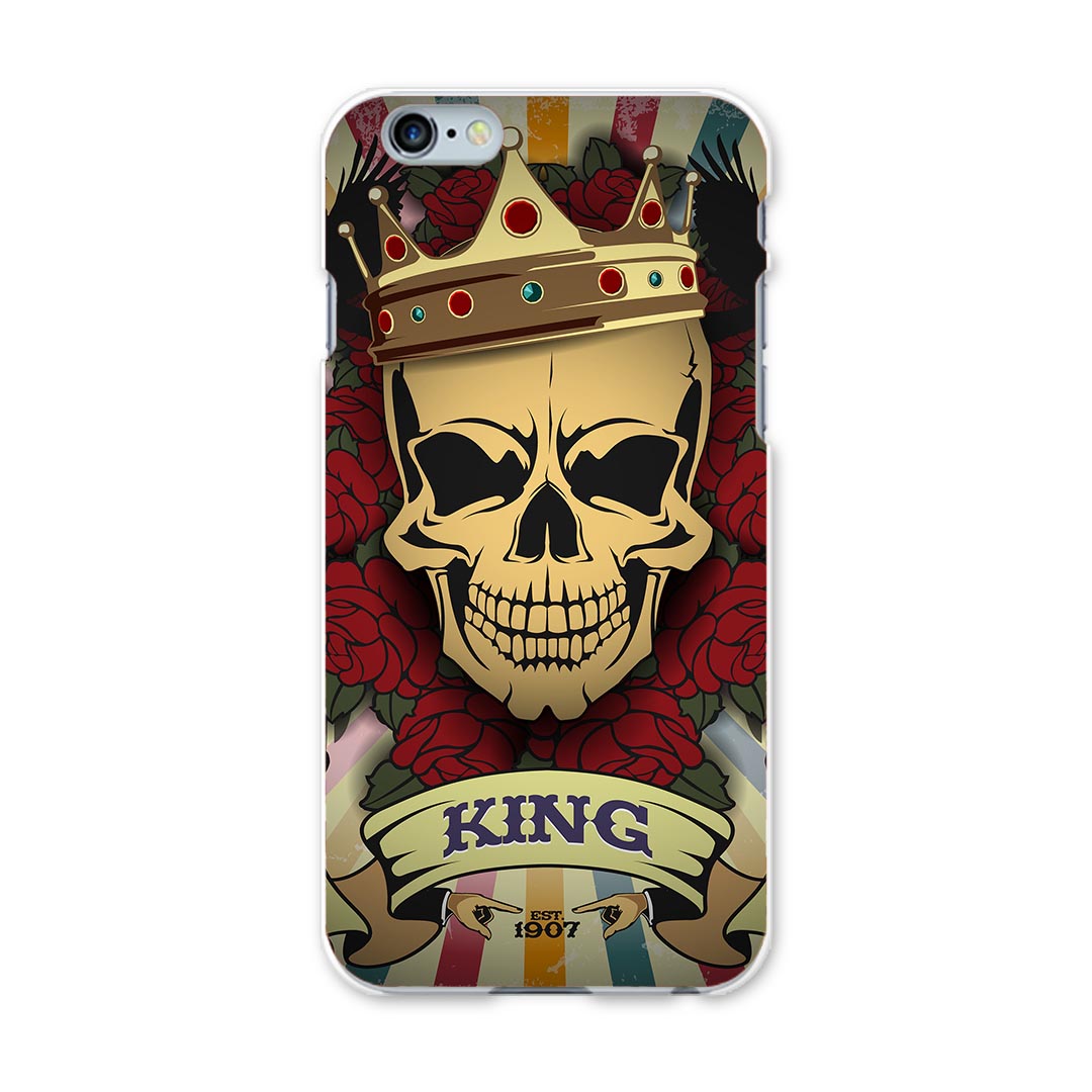 iphone6plus iPhone6s plus アイフォーン APPLE softbank ソフトバンク スマホ カバー ケース スマホケース スマホカバー PC ハードケース ドクロ　スカル　イラスト ユニーク 004849