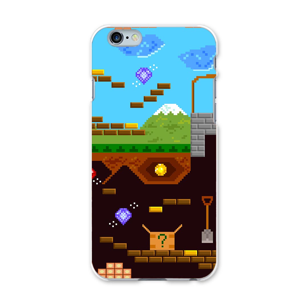 Rakuten - iphone6plus iPhone6s plus アイフォーン APPLE softbank ソフトバンク スマホ カバー ケース スマホケース スマホカバー PC ハードケース ドット　ゲーム　カラフル ユニーク 007378