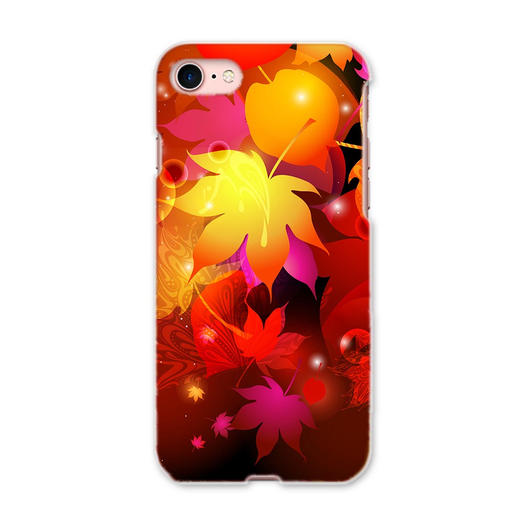 Rakuten - iphone8 iphone 8 softbank ソフトバンク スマホ カバー ケース スマホケース スマホカバー PC ハードケース 001254 紅葉　秋