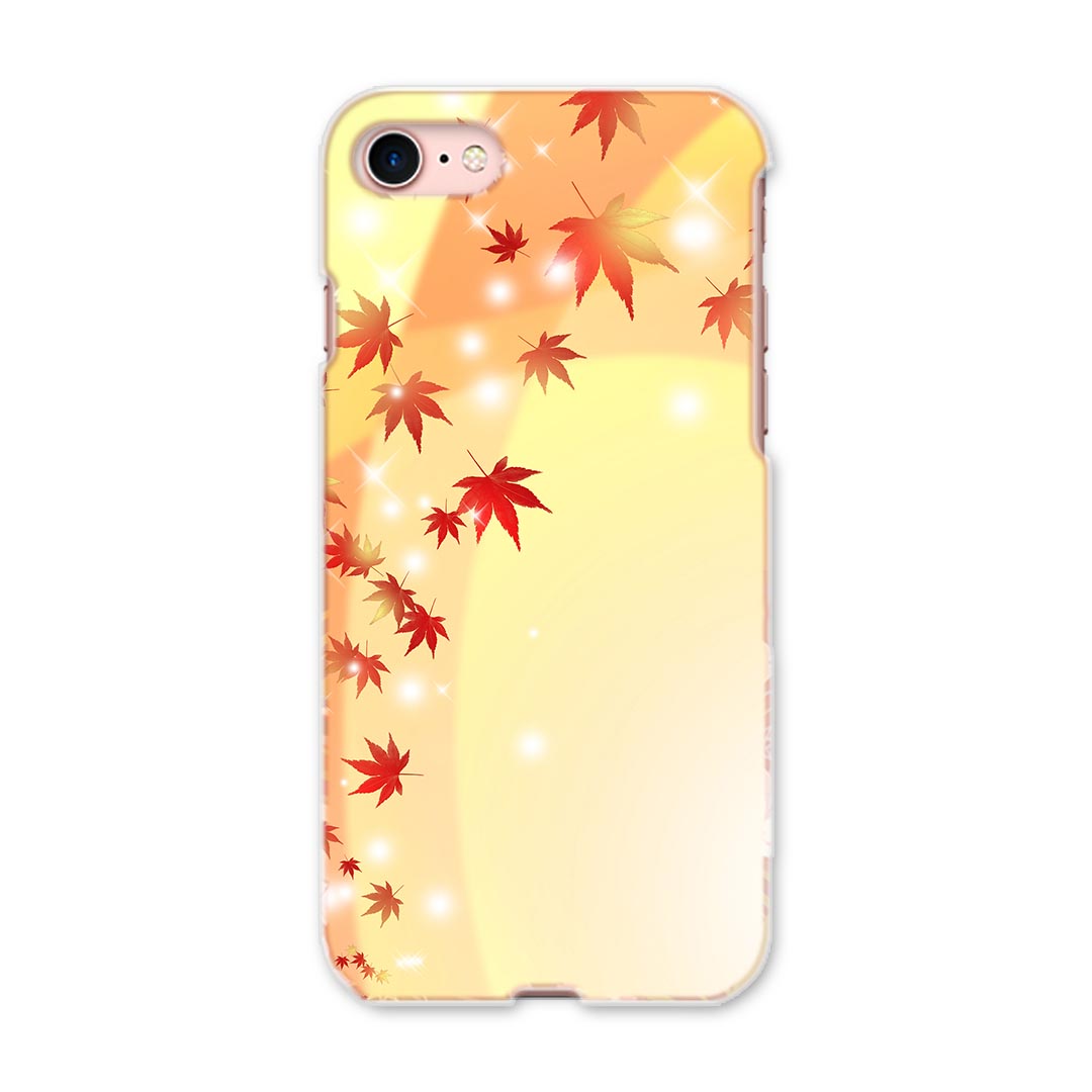 樂天商城 - iphone7 iphone 7 softbank ソフトバンク スマホ カバー ケース スマホケース スマホカバー PC ハードケース 紅葉　イラスト フラワー 002469
