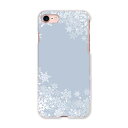 iphone7 iphone 7 softbank ソフトバンク スマホ カバー ケース スマホケース スマホカバー PC ハードケース 雪 結晶 シンプル ラグジュアリー 004709(2)