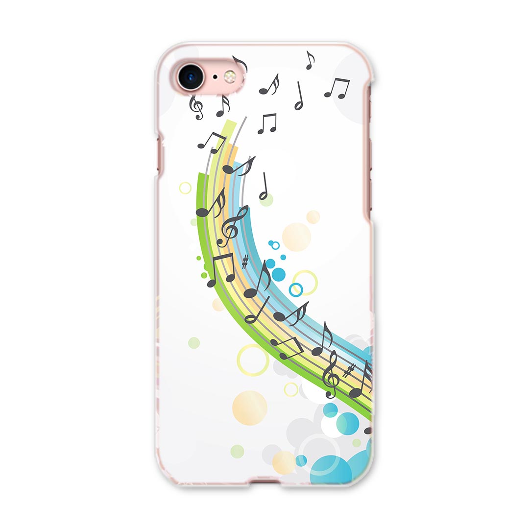 Rakuten - iphone8 iphone 8 アイフォーン softbank ソフトバンク スマホ カバー スマホケース スマホカバー PC ハードケース 005088 音符　音楽　イラスト