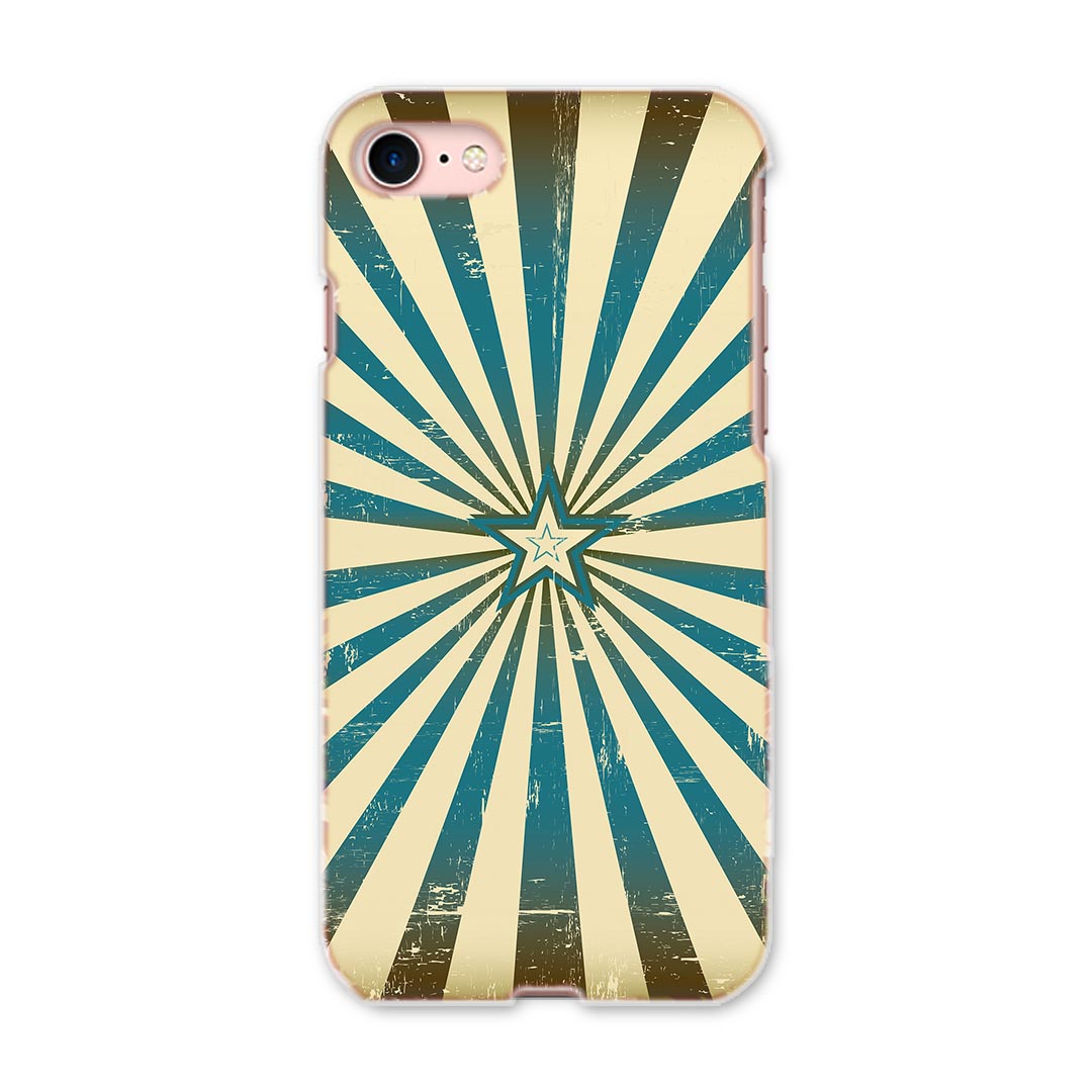 iPhone SE 2020 専用ハードケース iPhone8 iPhone7 iPhone6/6s 共通対応 全機種対応 あり ケース スマホケース スマホカバー PC ハードケース 005139 星　ビンテージ　イラスト