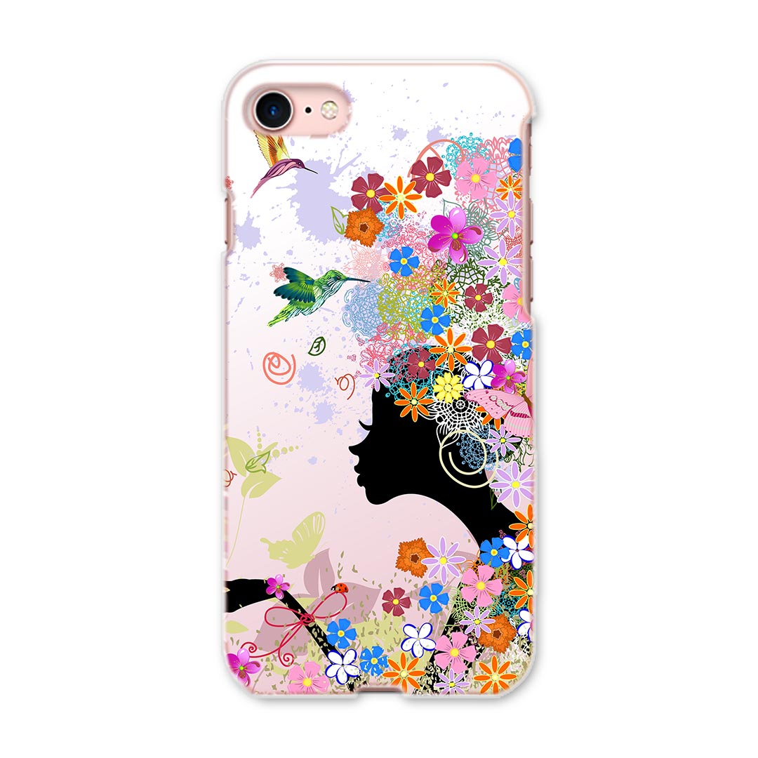 樂天商城 - iPhone SE ケース 第2世代 / 第3世代 iPhone 7 / iPhone 8 対応ケース ケース スマホケース スマホカバー PC ハードケース 005699 花 フラワー 人物