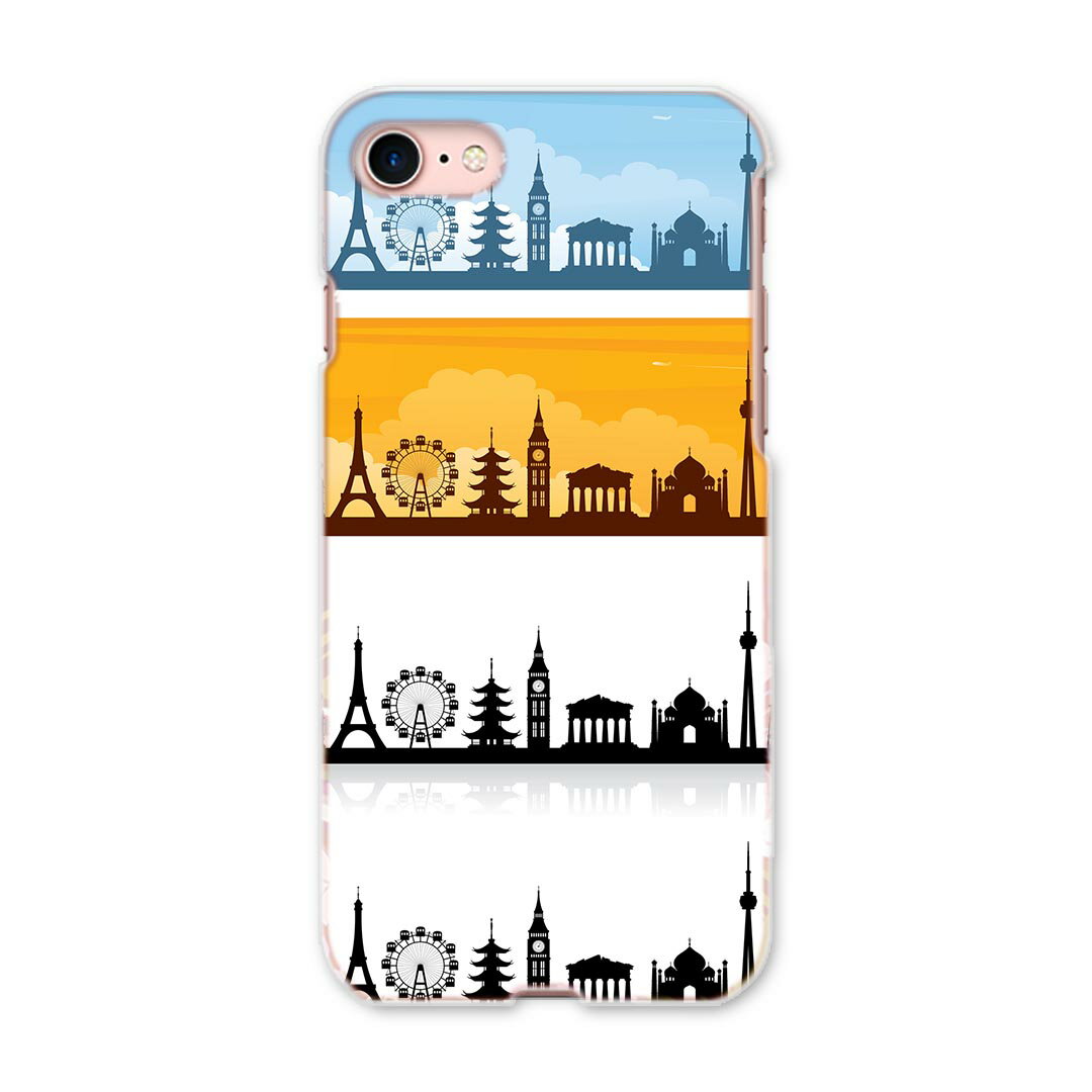 Mobile Phone Cases - iphone7 iphone 7 softbank ソフトバンク スマホ カバー ケース スマホケース スマホカバー PC ハードケース 風景　景色　モノクロ 009510