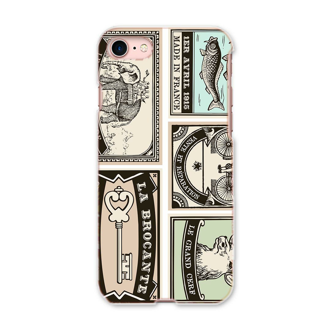 iphone8 iphone 8 アイフォーン softbank ソフトバンク スマホ カバー スマホケース スマホカバー PC ハードケース 009608 外国　英語　アンティーク(2.0)