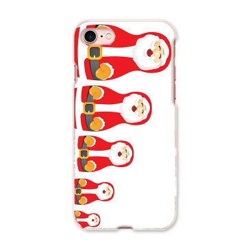 iphone8 iphone 8 アイフォーン softbank ソフトバンク スマホ カバー スマホケース スマホカバー PC ハードケース 010013 クリスマス サンタ キャラクター