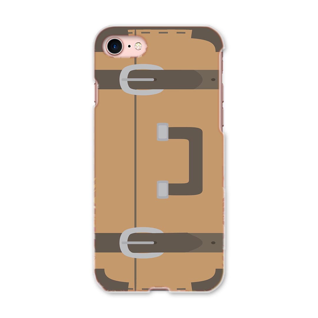 iphone8 iphone 8 アイフォーン softbank ソフトバンク スマホ カバー スマホケース スマホカバー PC ハードケース 010284 カバン　ファッション　茶色