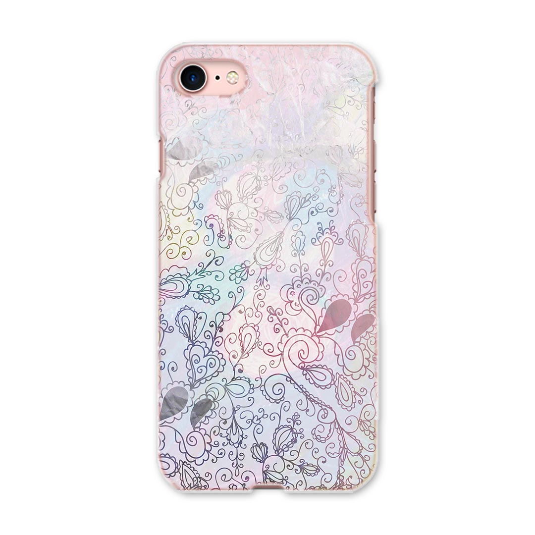 iphone8 iphone 8 アイフォーン softbank ソフトバンク スマホ カバー スマホケース スマホカバー PC ハードケース 010338 アジアン　模様　パステル
