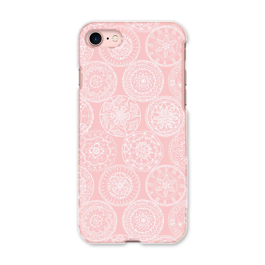 iphone8 iphone 8 アイフォーン softbank ソフトバンク スマホ カバー スマホケース スマホカバー PC ハードケース 010647 ピンク　花　フラワー