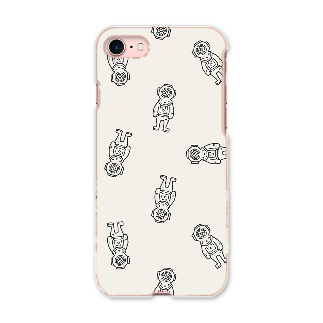 iphone8 iphone 8 アイフォーン softbank ソフトバンク スマホ カバー スマホケース スマホカバー PC ハードケース 010715 宇宙　飛行士　イラスト
