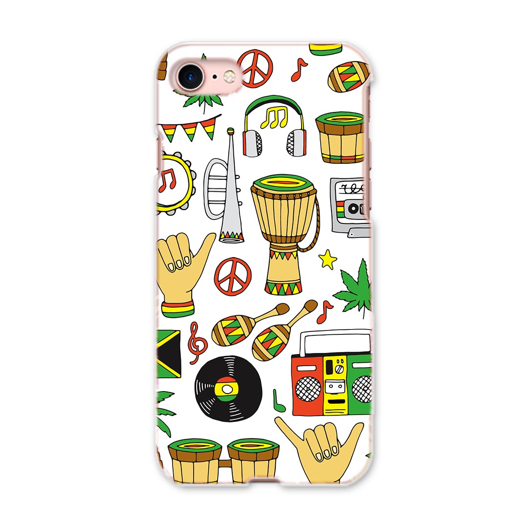iPhone SE ケース 第2世代 / 第3世代 iPhone 7 / iPhone 8 対応ケース ケース スマホケース スマホカバー PC ハードケース 010915 レゲエ 音楽 ミュージック
