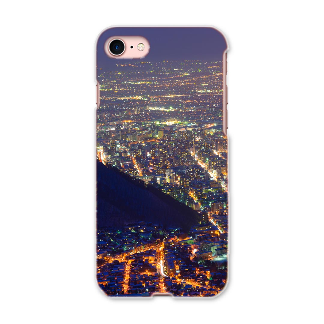 iphone8 iphone 8 アイフォーン softbank ソフトバンク スマホ カバー スマホケース スマホカバー PC ハードケース 010983 夜景　写真