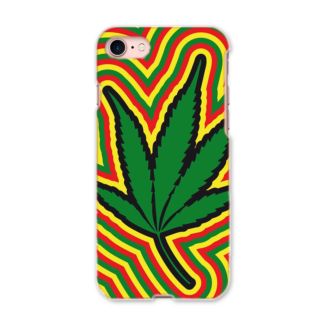 iPhone SE ケース 第2世代 / 第3世代 iPhone 7 / iPhone 8 対応ケース ケース スマホケース スマホカバー PC ハードケース 011825 レゲエ 植物 音楽