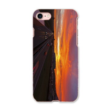 iphone8 iphone 8 アイフォーン softbank ソフトバンク スマホ カバー スマホケース スマホカバー TPU ソフトケース 014962 風景　自然　背景　夜空　夕日