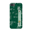 【送料無料】iPhoneSE ケース 第2世代 / 第3世代 iPhone 7 / iPhone 8 共通対応ハードケース スマホ ベルト付 スマホバンド 落下防止 シリコン スタンド機能付 スリム 背面 片手持ち カバー 携帯リング フィンガーリング 角度調整 006296 ワイン ぶどう イラスト