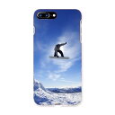 iphone8plus iphone 8 plus アイフォーン softbank ソフトバンク スマホ カバー スマホケース スマホカバー PC ハードケース 001174 スノーボード 雪 スポーツ