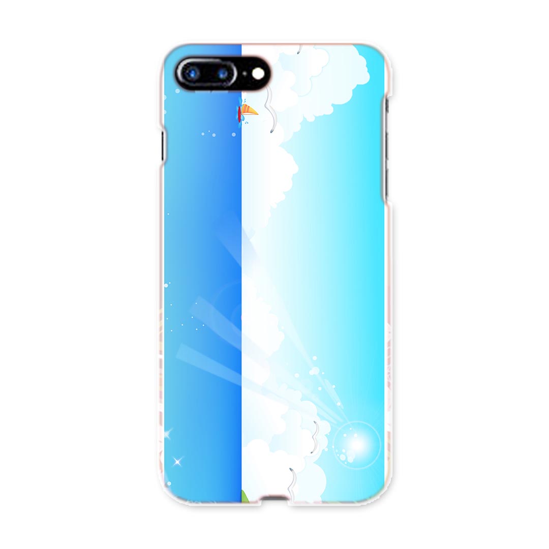 樂天商城 - iphone8plus iphone 8 plus アイフォーン softbank ソフトバンク スマホ カバー スマホケース スマホカバー TPU ソフトケース 001351 海　ヨット　鳥