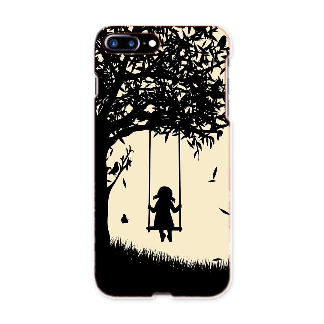 Rakuten - iphone8plus iphone 8 plus アイフォーン softbank ソフトバンク スマホ カバー スマホケース スマホカバー TPU ソフトケース 001526 女の子　ブランコ