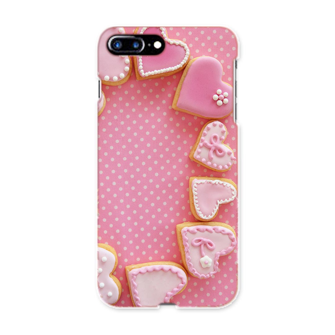 iphone8plus iphone 8 plus アイフォーン softbank ソフトバンク スマホ カバー スマホケース スマホカバー TPU ソフトケース 002632 ハート ピンク 写真