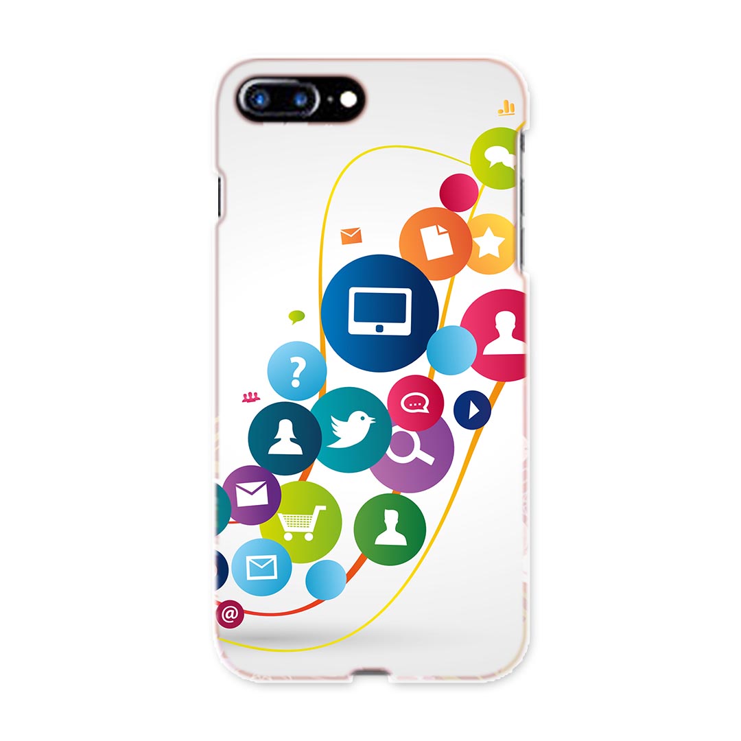 iphone8plus iphone 8 plus アイフォーン softbank ソフトバンク スマホ カバー スマホケース スマホカバー TPU ソフトケース 003373 シンプル　カラフル(2.0)