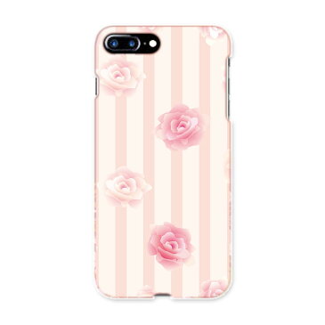 iphone8plus iphone 8 plus アイフォーン softbank ソフトバンク スマホ カバー スマホケース スマホカバー TPU ソフトケース 003392 花　ボーダー　ガーリー