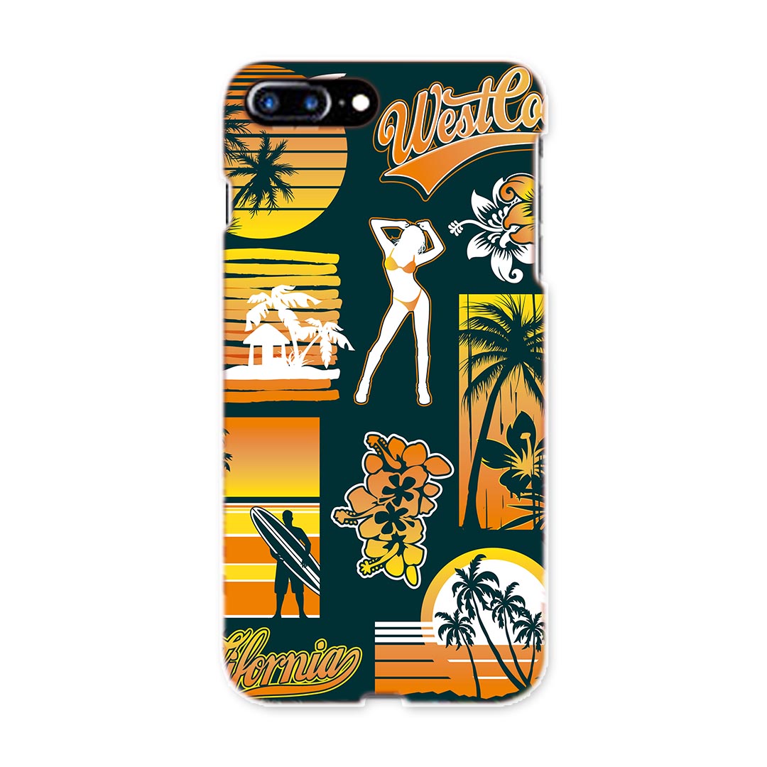 iphone7plus iphone7 plus softbank ソフトバンク スマホ カバー ケース スマホケース スマホカバー PC ハードケース 海　サーフ スポーツ 004489