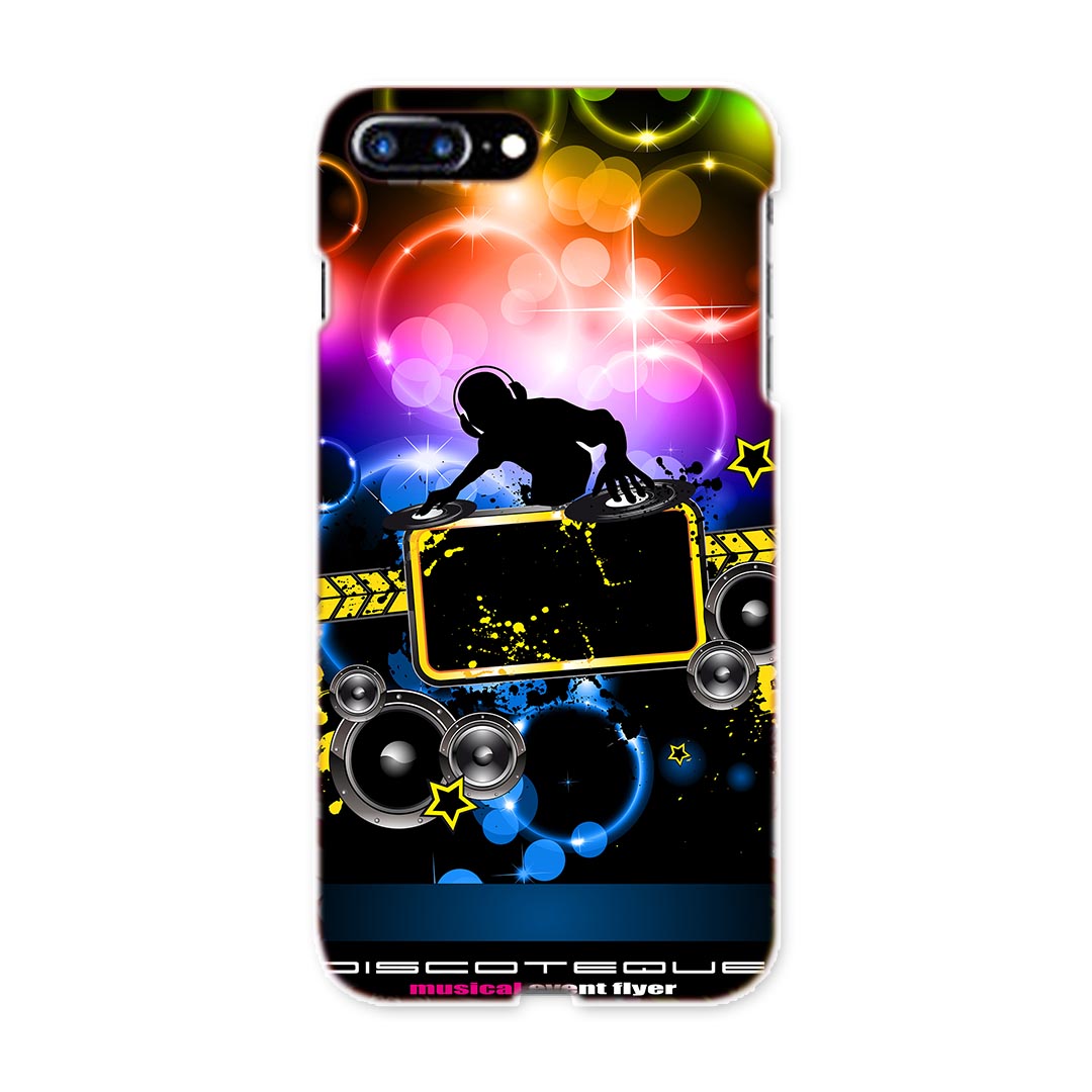 iphone8plus iphone 8 plus アイフォーン softbank ソフトバンク スマホ カバー スマホケース スマホカバー TPU ソフトケース 004676 音楽　パーティー　イラスト