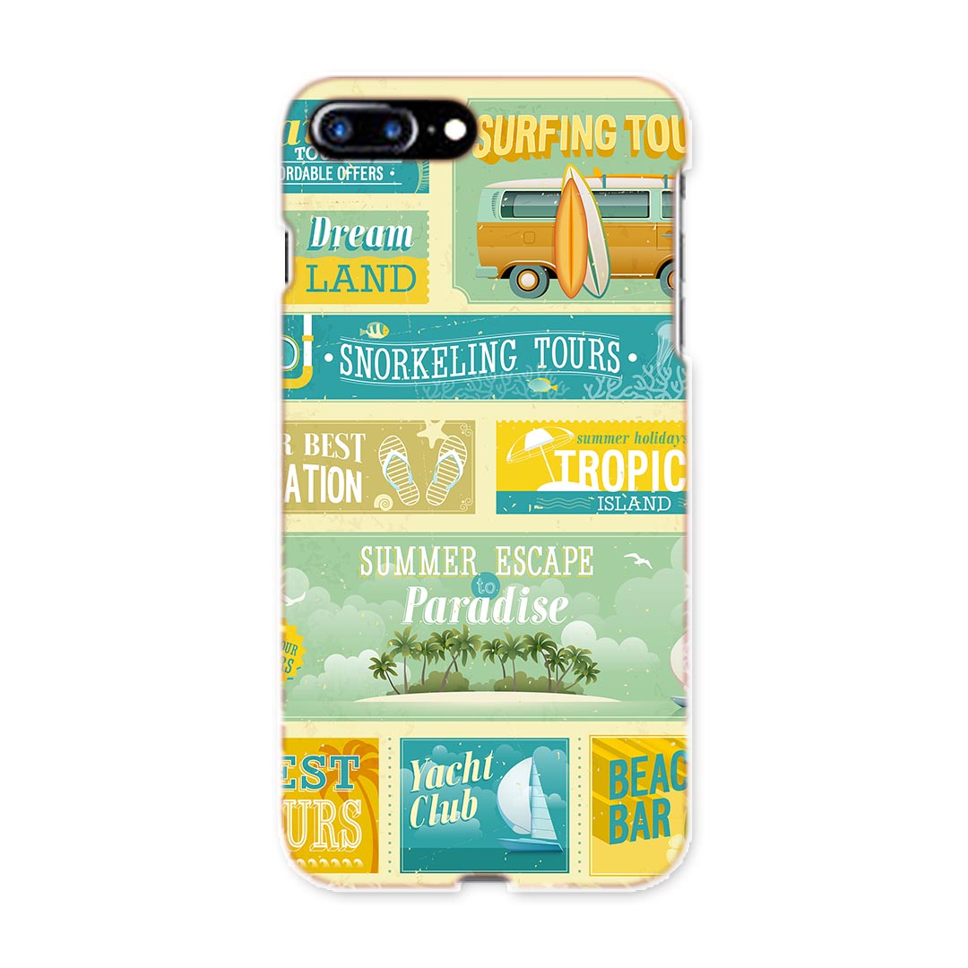 iphone7plus iphone7 plus softbank ソフトバンク スマホ カバー ケース スマホケース スマホカバー PC ハードケース サーフ　海　イラスト ユニーク 004841