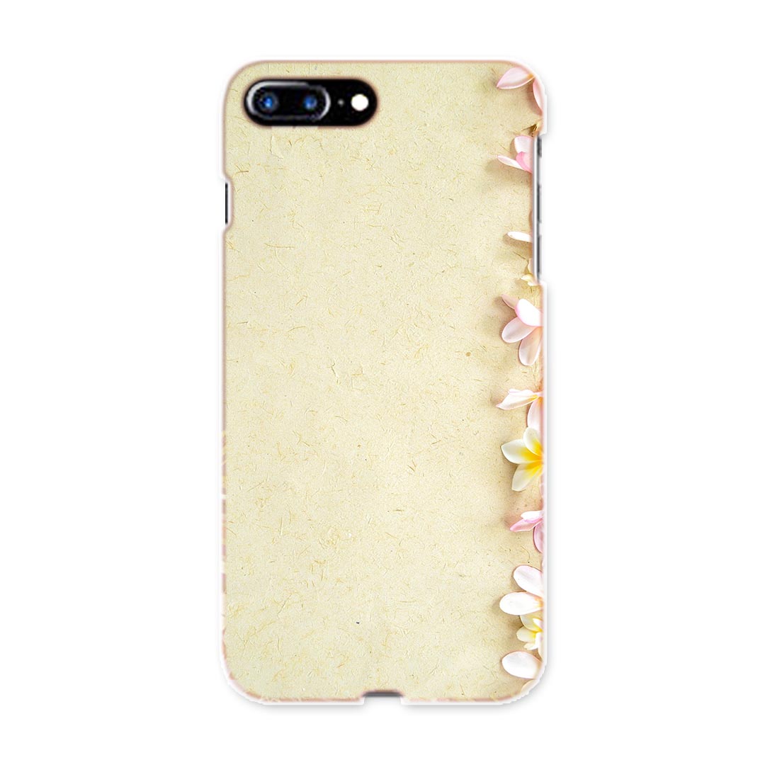 樂天商城 - iphone8plus iphone 8 plus アイフォーン softbank ソフトバンク スマホ カバー スマホケース スマホカバー TPU ソフトケース 005105 花　フラワー　白