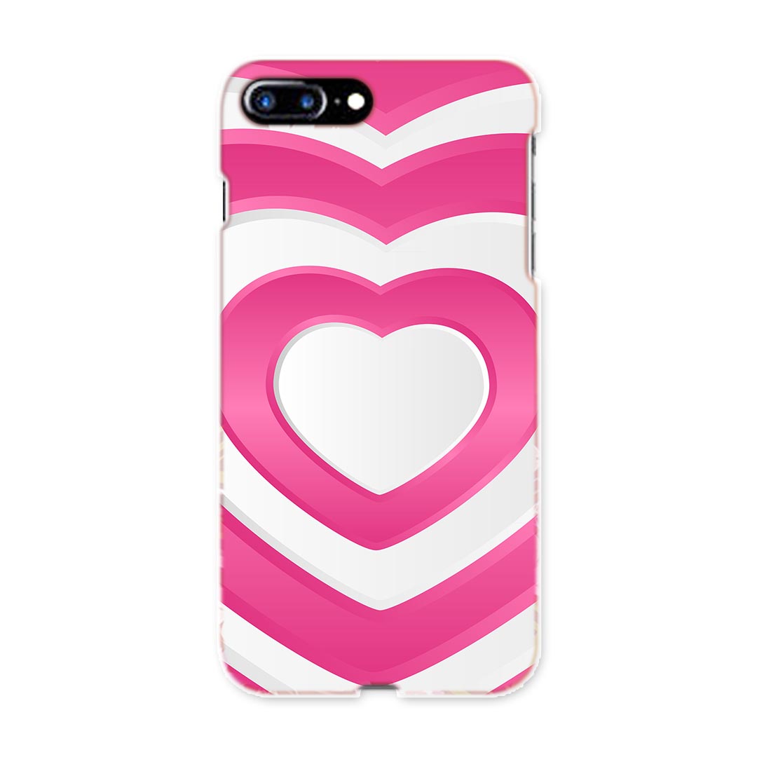 Rakuten - iphone8plus iphone 8 plus アイフォーン softbank ソフトバンク スマホ カバー スマホケース スマホカバー TPU ソフトケース 006395 ハート　ピンク