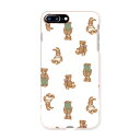 iphone8plus iphone 8 plus アイフォーン softbank ソフトバンク スマホ カバー スマホケース スマホカバー PC ハードケース 010194 動物 熊 うさぎ(2)