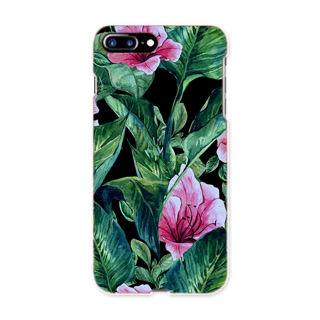 Rakuten - iphone8plus iphone 8 plus アイフォーン softbank ソフトバンク スマホ カバー スマホケース スマホカバー PC ハードケース 010543 イラスト　花　ピンク