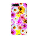 iphone8plus iphone 8 plus アイフォーン softbank ソフトバンク スマホ カバー スマホケース スマホカバー TPU ソフトケース 011115 花 フラワー カラフル(2)