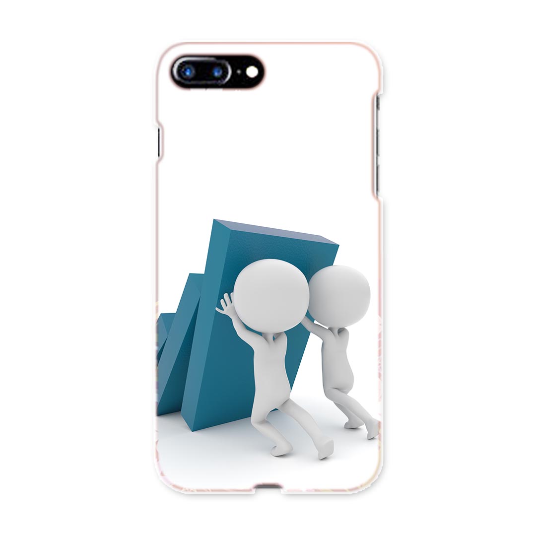 iphone7plus iphone7 plus softbank ソフトバンク スマホ カバー ケース スマホケース スマホカバー PC ハードケース ドミノ　壁　キャラクター 011414