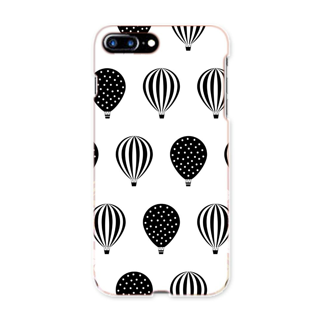 乐天商城 - iphone8plus iphone 8 plus アイフォーン softbank ソフトバンク スマホ カバー スマホケース スマホカバー TPU ソフトケース 011964 気球　モノトーン　イラスト