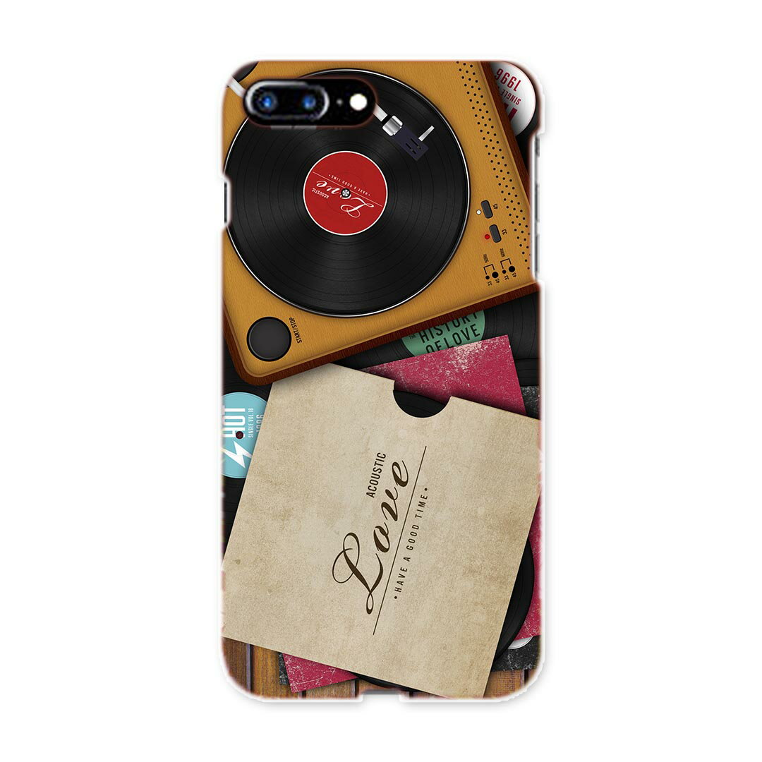 Mobile Phone Cases - iphone8plus iphone 8 plus アイフォーン softbank ソフトバンク スマホ カバー スマホケース スマホカバー TPU ソフトケース 012796 レコード　音楽　love
