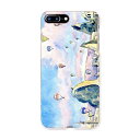 iphone8plus iphone 8 plus アイフォーン softbank ソフトバンク スマホ カバー スマホケース スマホカバー TPU ソフトケース 013535 水彩 気球 風景