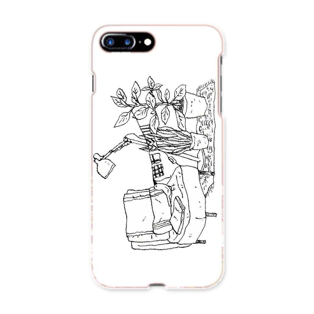 iphone8plus iphone 8 plus アイフォーン softbank ソフトバンク スマホ カバー スマホケース スマホカバー TPU ソフトケース 014428 観葉植物　イラスト
