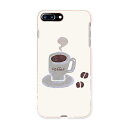 iphone8plus iphone 8 plus アイフォーン softbank ソフトバンク スマホ カバー スマホケース スマホカバー TPU ソフトケース 014433 コーヒー カフェ(2)