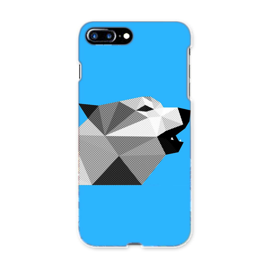 iphone8plus iphone 8 plus アイフォーン softbank ソフトバンク スマホ カバー スマホケース スマホカバー TPU ソフトケース 014621 動物　アニマル　青