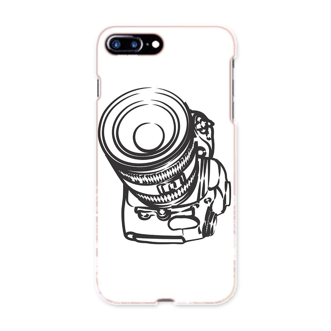 iphone8plus iphone 8 plus アイフォーン softbank ソフトバンク スマホ カバー スマホケース スマホカバー TPU ソフトケース 014761 カメラ　白黒　一眼レフ