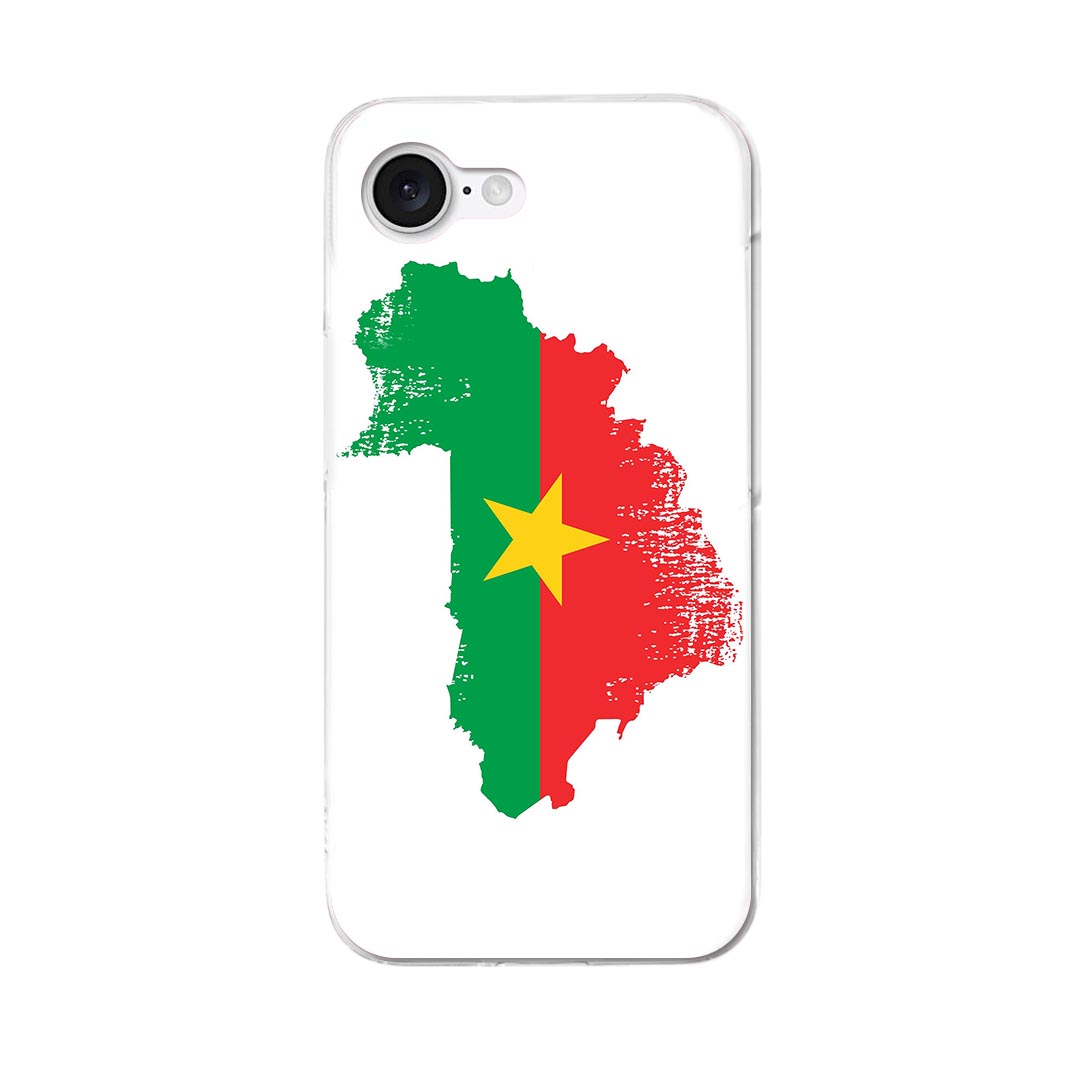 iPhone 16e 用 各キャリア 共通対応 ハードケース ケース カバー ハードケース 018786 burkina_faso ブルキナファソ