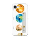 【送料無料】iPhone 16e 用 各キャリア 共通対応 iphone16e ハードケース スマホ ベルト付 スマホバンド 落下防止 シリコン スタンド機能付 スリム 背面 片手持ち カバー 携帯リング フィンガーリング 角度調整 033434 solar system 太陽系